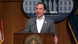 Mayor Greenberg recognizes UofL Women's Volleyball Team \u0026 woman \u0026 officer who saved a man on bridge