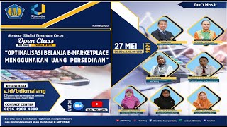 [KCOC#6-2021] Optimalisasi Belanja pada E-Marketplace Menggunakan Uang Persediaan