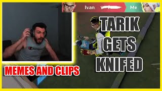 TARIK GETS JUMP SCARED WHEN HE GOT KNIFED || VALORANT MEMES AND CLIPS ||