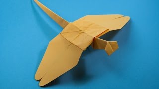 How to make an origami dragonfly