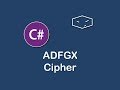 adfgx cipher in c#