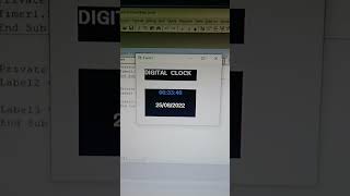 Digital Clock Program in Visual Basic 6.0