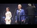 Andrea Bocelli W/Larisa Martinez (LIVE) (HD) /  Con te partirò (Time to say goodbye) / SD CA 12/8/19