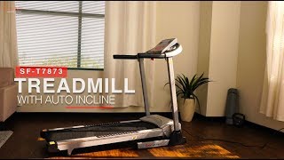Sunny Health & Fitness SF-T7873 Treadmill with Auto Incline