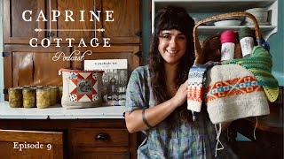 Caprine Cottage Podcast Ep. 9 | Lobster Socks, My First Test Knit and an Exciting Announcement