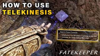 How to use Telekinesis (Switch Spell) | Activate the Portal Back to the Lodge ► Fatekeeper
