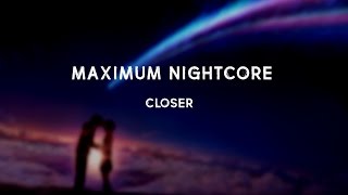 Nightcore - Closer (Remix)