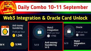 How To Unlock Web3 Integration Card in hamster kombat daily combo today | unlock web3 Integration