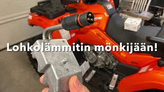 Defa-lohkolämmitin CFMoto 850 mönkijään | ATV Engine Preheater🔥