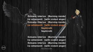 One Winged Angel (Final Fantasy VII) Lyrics (Latin \u0026 English Translation)