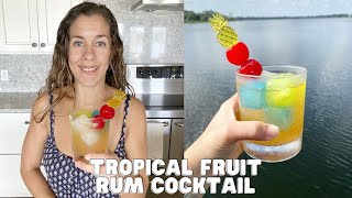 Cruzan Tropical Fruit Rum Cocktail