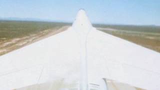 F-8 DFBW Fin Camera View of Pilot-Induced Oscillations