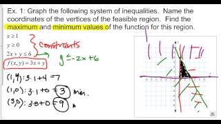 Lesson 3-4: Linear Programming