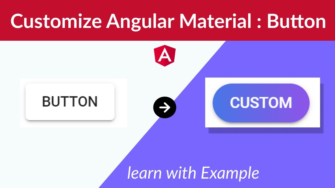 Angular Material Button Custom Style | Angular Material - YouTube