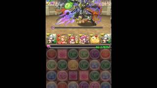 パズドラ「アテナ降臨！超地獄級」薔薇戦姫・グレイスヴァルキリー9倍PT攻略