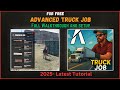 Free FiveM Script-Advanced Truck Job with Level System & Clean UI