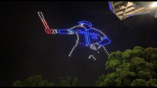 総勢500機のドローン離陸から着陸まで　STAR☆NIGHT DRONE LIGHT SHOW