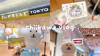 [Chiikawa Vlog] Chiikawa Land｜Nagano Market GINZA｜New Year Novelties｜Haul Review