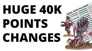 ENORMOUS 40K Rules Update - Big Points Changes Revealed in the Balance Pass!