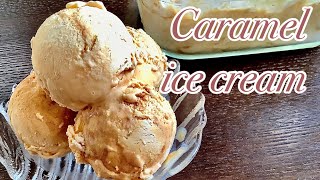 材料3つで作れる濃厚でリッチなキャラメルアイスクリーム／How to make caramel ice cream.