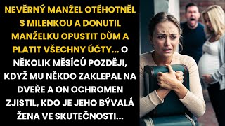 NEVĚRNÝ MANŽEL OTĚHOTNĚL S MILENKOU A DONUTIL MANŽELKU ODEJÍT Z DOMU A VŠECHNO ZAPLATIT.