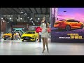 4k mg model show 2022 guangzhou auto show auto beauty