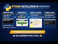 Python Installation on Windows | Step-by-Step Guide for Beginners