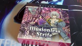 cardfight vanguard DZ Booster Set 02: Illusionless Strife booster box unboxing