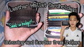 Wallet Cardholder Review and Unboxing from Shopee| Emong's TV