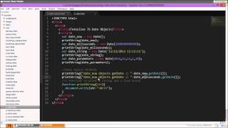 JavaScript Date and String Objects 4/16