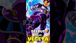 The God of Destruction Beerus just dropped a MAJOR bombshell on Vegeta