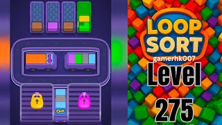 Loop Sort Level 275 Walkthrough Solution