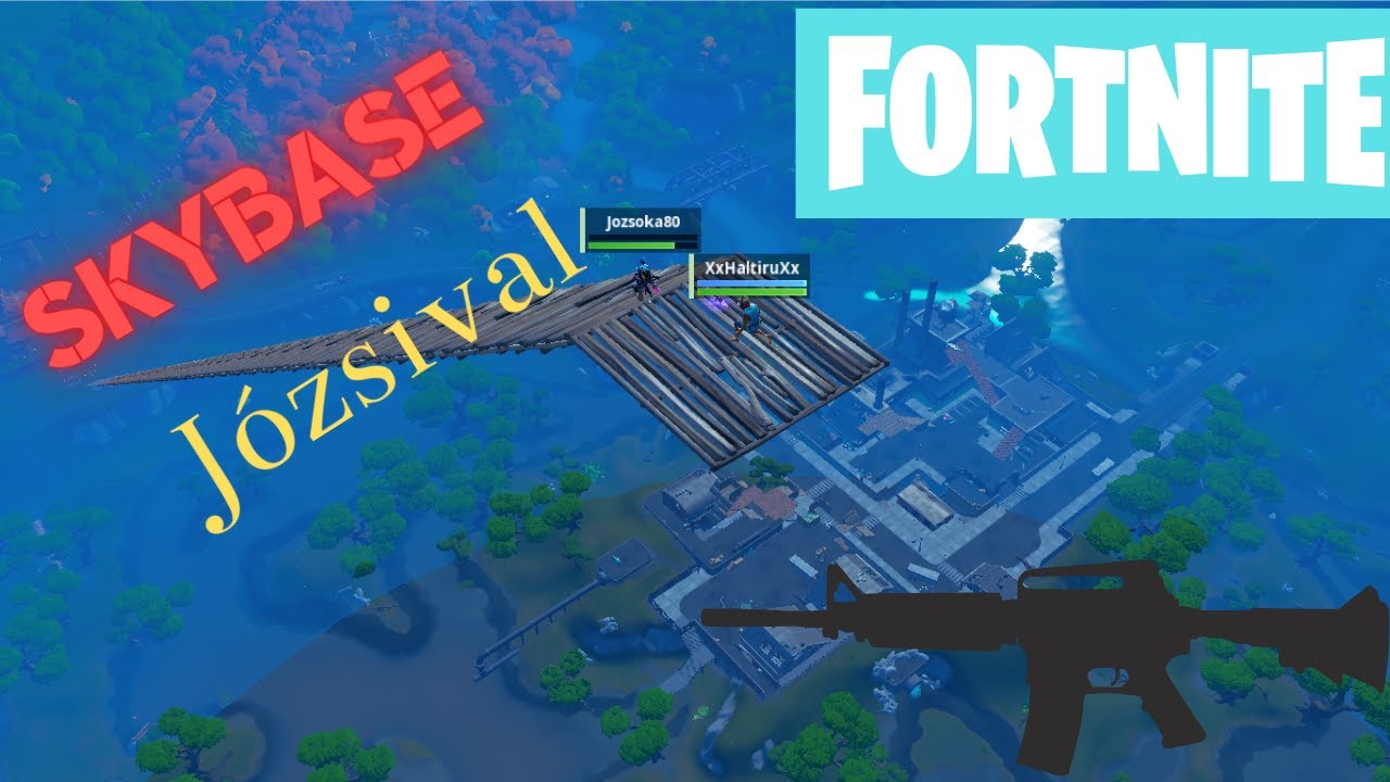 Fortnite Gameplay Skybase Youtube