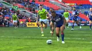 NRL 2011 Round 22 Highlights: Knights V Raiders