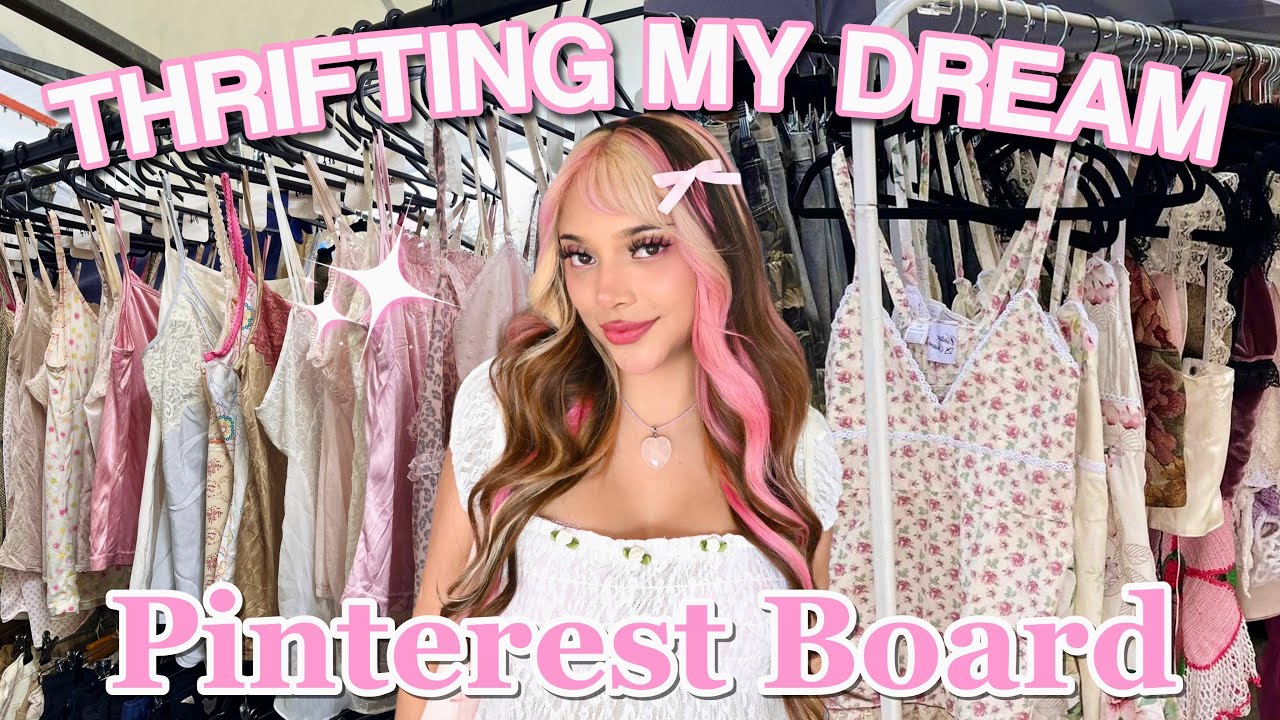 Thrifting My Dream Pinterest Board Youtube
