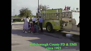 Hillsborough County FD and EMS preschool visit 1993