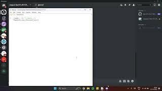 SIMPLE DISCORD CHATBOT using PYTHON 3.11