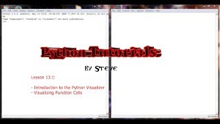 Python Tutorial v3.2.5 Lesson 13.1 - Introduction to the Python Visualizer