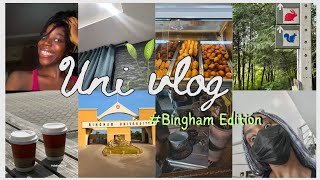 UNI VLOG | GRWM | #BINGHAM EDITION | SCHOOL FITS + This happened!😳