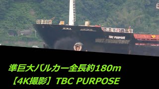 準巨大バルカー全長約180m👀【4K撮影】TBC PURPOSE