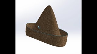 SolidWorks Tutorial modeling Cap by using surface loft command