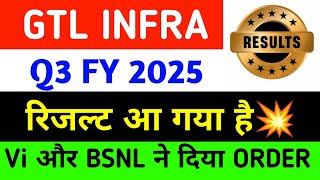 GTL Infra Share Latest News Today | GTL Infrastructure stock News Today | GTL Infra Stock Q3 result