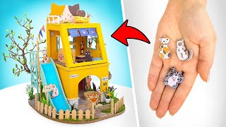 DIY Miniature Cat House