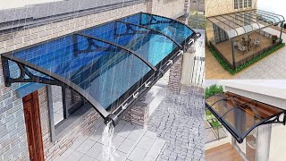 Metal Modern awning ideas / front door , window canopy ideas