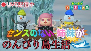 【2021.2.23 あつ森ライブ配信中】姉妹で「あつまれ どうぶつの森」を実況！〜まったり配信中〜#251【女性実況】【姉妹実況】