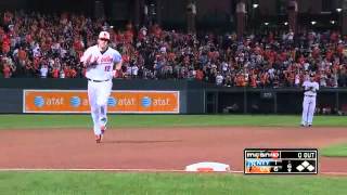 Orioles hit 6 homeruns on 9-6-12 vs Yankees