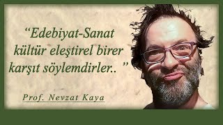 Prof. Nevzat Kaya: Edebiyat Nedir?