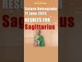 Sagittarius Saturn Retrograde Results #shortvideo #astrology