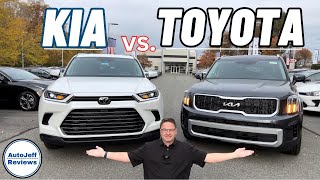 2024 Toyota Grand Highlander vs 2024 Kia Telluride! I Compare - You Decide!
