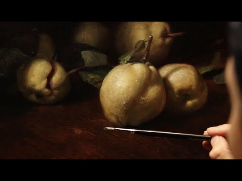 Oil Painting Techniques – Painting a Still Life in Oil – Quince and my NEW GADGET